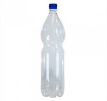 Бутылка ПЭТ 2л d=28 мм (прозрачная)  80 шт + крышка